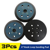 6 นิ้ว 6 หลุม Sanding Pad ปราศจากฝุ่น Hook และ Loop Replacement Backing Plate 150mm สำหรับ Ridgid R2611 Random Orbit Sander Polishing-Lianeur