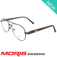 Moris แว่นตา รุ่น 3507 กรอบเต็ม Oval รูปไข่แนวนอน ขาสปริง วัสดุ สแตนเลส สตีล (สำหรับตัดเลนส์) กรอบแว่นตา สวมใส่สบาย น้ำหนักเบา ไม่ตกเทรนด์ มีความแข็งแรงทนทาน Full frame Eyeglass Spring leg Stainless Steel material Eyewear Top Glasses