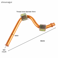 shounagui 9มม.ด้ายอลูมิเนียมอากาศคอมเพรสเซอร์ไอเสียท่อเปลี่ยนชิ้นส่วนเสียง