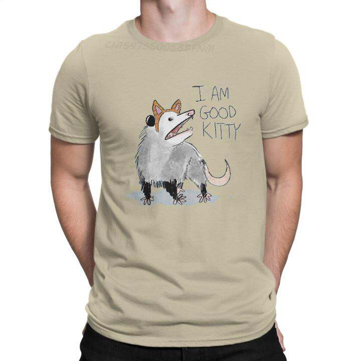 i-am-good-kitty-design-classic-males-t-shirt-opossum-mouse-animal-summer-tops-men-t-shirts-mens-designer-kawaii-clothes