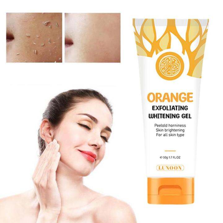 Exfoliating Gel Body Scrub Skin Cleaner Whitening Cream Dead 50g Skin