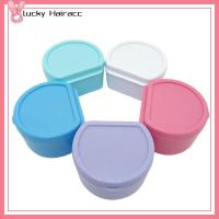 LUCKY HAIRACC พลาสติกทำจากพลาสติก เคสรีเทนเนอร์ แบบพกพาได้ หลายสี ปลอกจัดฟัน เคสป้องกันฟันปลอม กล่องฟันปลอมปลอม คนแก่แบบโบราณ