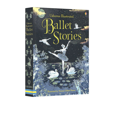 Original English version of Usborne illustrated Ballet Stories ballet illustrated story collection, hardcover full-color illustrated story book of English Enlightenment for teenagers and children
