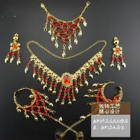 2023◆ dance belly performance accessories necklace earrings rings bracelets headdress scarf veil