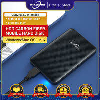 WALRAM HDD 2.5 "ฮาร์ดไดรฟ์เสริมแบบพกพา320GB/500GB/1TB ที่เก็บ USB3.0ใช้ได้กับพีซีหน้าจอแมค MacBook