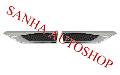 ครอบแก้มข้าง โครเมียม Side Vent Mitsubishi Pajero Sport ปี 2015,2016,2017,2018,2019,2020,2021,2022 รุ่นเล็ก งาน L ครอบแก้ม ครอบแก้มข้าง กันรอยข้างแก้ม คิ้วตกแต่งแก้ม ชุดแต่งแก้มข้าง เสริมบังโคลน มิตซู ปาเจโร่