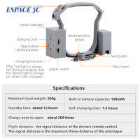 ระบบลดการทำงานของโดรน500ก. ใช้ได้กับโดรน DJI Mavic Air 3อุปกรณ์จัดส่งขอแต่งงาน