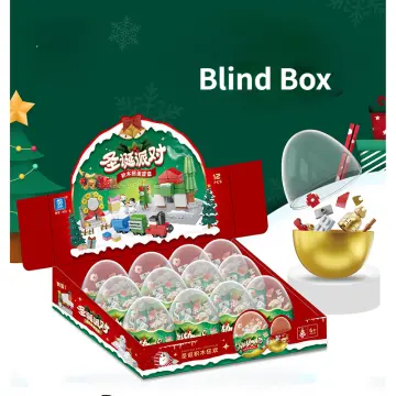 Tib 3d Papai Noel Quebra-Cabeça Roedor Pioneiro Pinch Merry Natal Countdown  Book Blind Box