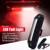 Ultra Bright Bike Tail Light USB Rechargeable Bicycle LED Rear Lamp for Road MTB Helmets Easy to Install for Safety Shield  Netting