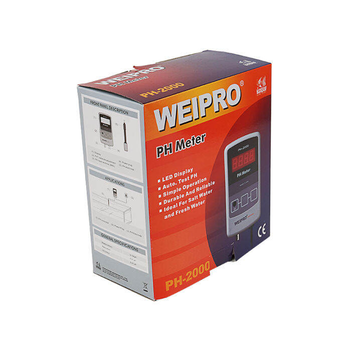 weipro-ph-2000ความเป็นกรดและด่างในระยะยาวตรวจสอบการทดสอบ-ph