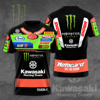 awasaki Motorcycle Racing Team 3D Print Men T Shirt Summer Short Sleeve Women Clothes 2023 New Sport Children{plenty}