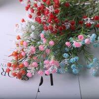 【YF】☃⊙■  6 pcs soft rubber feel and fresh gypsophila artificial flower plastic wedding home