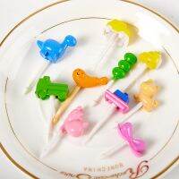 Cartoon Fruit Fork Animal Automobile dinosaur boat Food Selection Children Snack Cake Dessert Food Fruit Fork Party Decoration