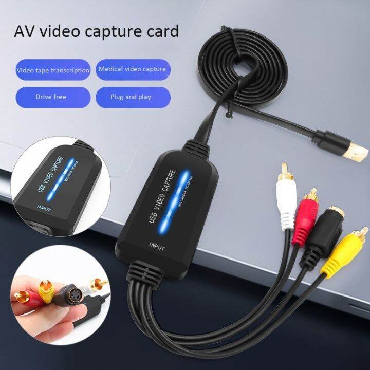 usb-2-0-video-capture-card-single-channel-usb-capture-card-av-capture-device-drive-free-digital-converter-adapters-cables