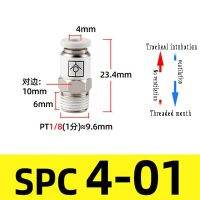 M5 1/8" 1/4" 3/8" 1/2" Bsp Threaded Pneumatic Check Valve Spc Vpc Air Pipe Quick Check Valve One-button Quick Connector