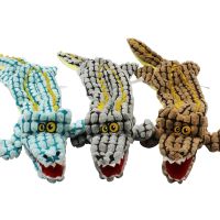 [Big Spade] Creative Crocodile Plush Pet Dog Toys Small Medium Dogs Chew Squeaky Toy Pets Puppy Squeak Supplies Accessories