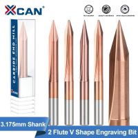 【LZ】 XCAN V Shape End Mill 3.175mm Shank Milling Cutter 2030456090 Degrees 2 Flute Engraving Bit Router Bit CNC Carving Bit