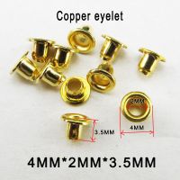 300PCS 4MM*2MM*3.5MM Copper Silver EYELET Button Sewing Clothes Accessory  Leather Eyelets ME-066x  Pliers