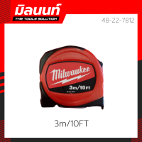 Milwaukee ตลับเมตร Red ขนาด 3m/12ft รุ่น 48-22-7812