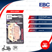 EBC ผ้าเบรกหน้า รุ่น Scooter Sintered HH ใช้สำหรับรถ Forza300 New model 2018-2020 / CB500X / CB650F / CBR650F [ SFA142HH ]