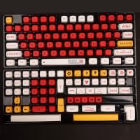 136 Keycaps EVANGELION-02 PBT MA Mechanical Keyboard Keycap EVA Second Machine