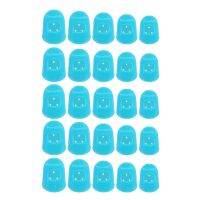 Guitar Fingertip Protectors,Non-Slip Fingertip Protection Covers Caps for Beginner Playing Ukulele Guitar, 5 Sizes 50PCS