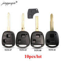 Jingyuqin 10X 2BT TOY41TOY43TOY47กุญแจรถระยะไกล Fob กรณีเชลล์สำหรับ Toyota Camry Rav4 Corolla Prado Yaris Tarago