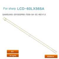 แถบไฟแบ็คไลท์ Led 2ชิ้น/เซ็ตสำหรับ Light-2015SSP60-7030-54-3C-REV1.0แถบ LCD-60LX565A แหลมคม