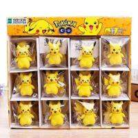 36Pcs/Box Pikachu Erasers Pokemon Anime Kids Toys Kawaii School Supplies Dolls Wholesale Free Shipping