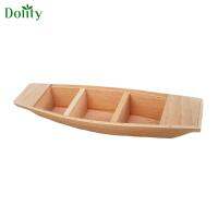 Dolity เรือไม้ของประดับไม้ตกแต่งตู้หนังสือสำหรับสำนักงานความยาวโต๊ะ7.9"