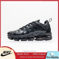 Hot Sale 【Original】 ΝΙΚΕ Ar* Vap0Maxx- Plus- T- M- Classic Black Breathable Fashion Running Shoes Cushion Shock Absorption Men And Women Sports Shoes