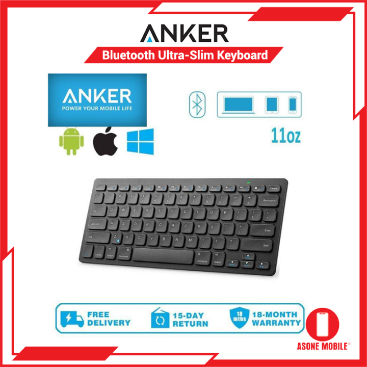 Original Anker A7726 Bluetooth UltraSlim Keyboard for Mobile and