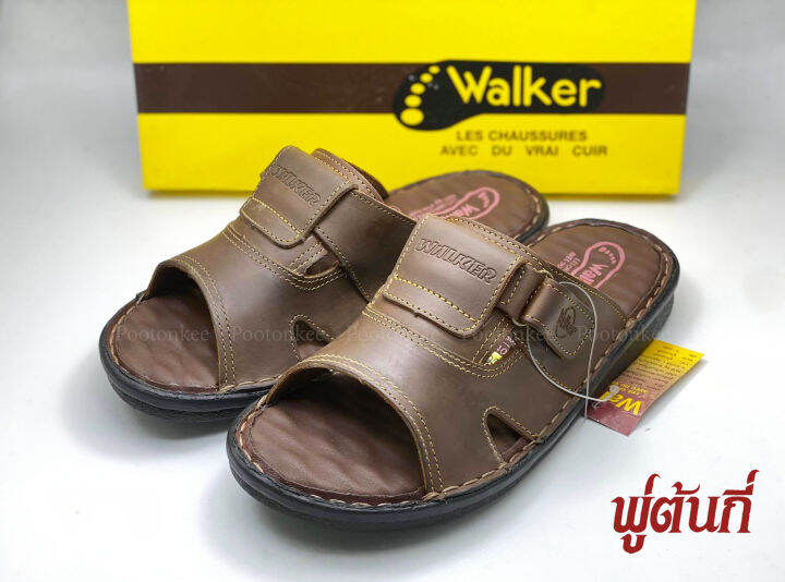 รองเท้า-walker-รุ่น-wb678-รองเท้าแตะวอคเกอร์-รองเท้าหนังแท้-ของแท้