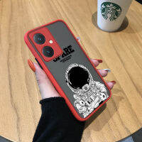 Diorcase สำหรับ Vivo Y27การ์ตูนนักบินอวกาศขอบเคสนิ่มใส่โทรศัพท์เคสแข็งมีน้ำค้างแข็งโปร่งใสคลุมทั้งหมดกล้องกันกระแทก