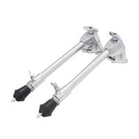 IRIN 2 Pcs Professional กลองขาเงินเหล็ก Universal Bass Drum Spurs ขา Percussion Music Instrument กลองอุปกรณ์เสริม