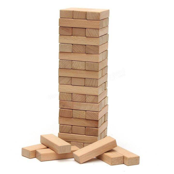 Stack Tower Classic Jenga Stacking Game ( 57 Blocks ) Lazada PH