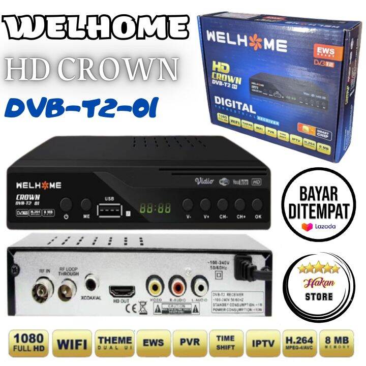 Set Top Box Tv Digital Welhome Dvb T2 Ews Set Top Box Dvb T2 Box Tv