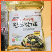 Rong biển ăn liền hàn quốc , lá kim vụn wando túi 1kg