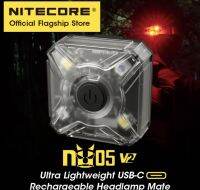 พร้อมส่ง NITECORE NU05 V2 สัญญาณ USB-C ไฟหน้าแบบชาร์จไฟได้ Trail วิ่ง Multi-แหล่งกำเนิดแสงสำหรับกระเป๋าเป้สะพายหลังเดินสุนัข