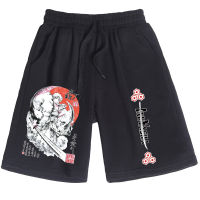 2023 newAnime Inuyasha Print Shorts Man Woman Casual Loose Beach Cotton Short Pants