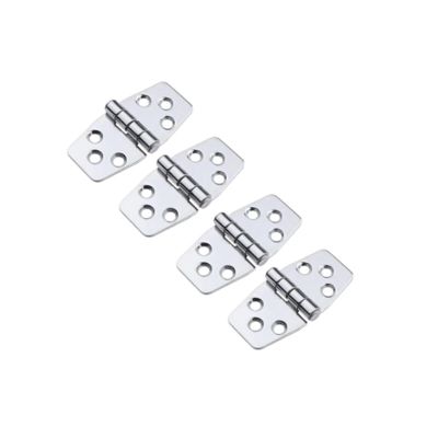 4Pcs Door Hinges Marine Grade Stainless Steel Hinge for Boat 3" x 1.5" Window Table Mirror Polished Cast Hinges Hardware Accessories