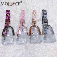 【CC】 Transparent Sling Waist Pack Ladies Crossbody Boho Wide for Outdoor Sport