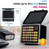 JJC รุ่น JBC-34AK กล่องเก็บแบตเตอรี่ความจุสูง พร้อมเครื่องทดสอบพลังงาน  AA x20 + AAA x14 (กล่องใส่ถ่าน)