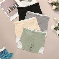 【CW】 Seamless Safety Short Pants Anti-light Female Tummy Briefs Not Rolled Waist BottomingTH