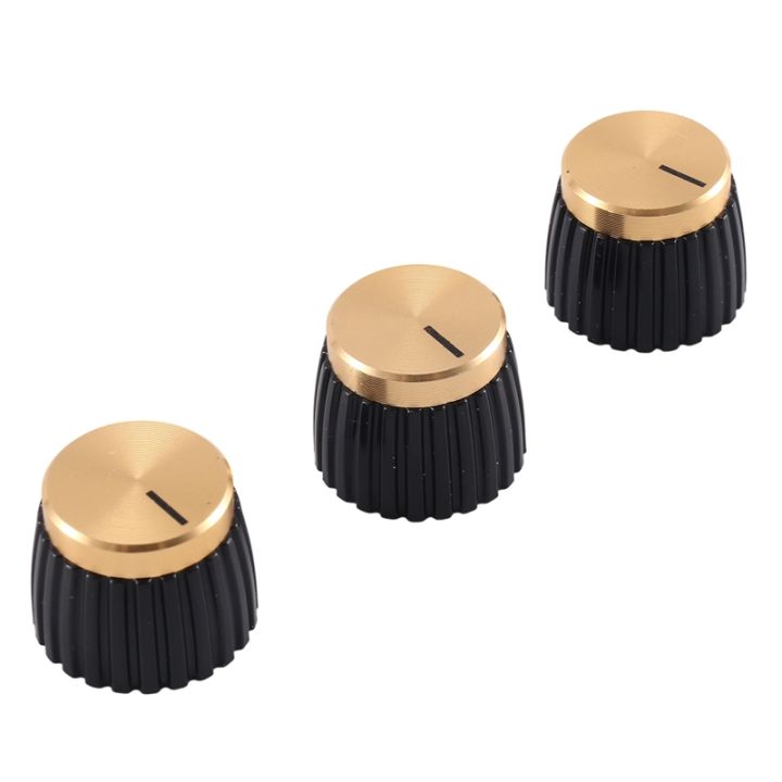 10pcs-guitar-amp-amplifier-knobs-push-on-black-gold-cap-for-marshall-amplifier