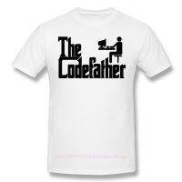 โปรแกรมเมอร์ของคุณ Codefather บริสุทธิ์ป่าแฟชั่นสไตล์ลูกเรือคอผ้าฝ้าย100 เสื้อยืดผู้ชายเสื้อยืด