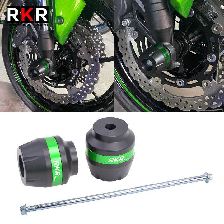 Motorcycle Front Wheel Axle Fork Crash Slider For Kawasaki Z900 Z1000