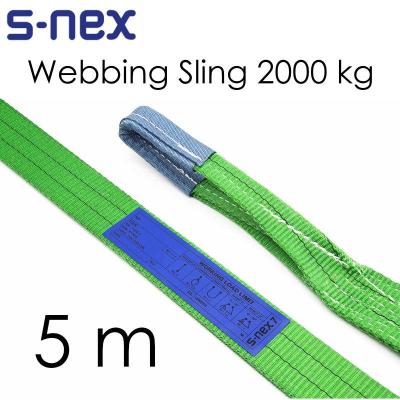S-NEX7 สลิงผ้าใบ สลิงอ่อน (2000kg) ความยาว 5m