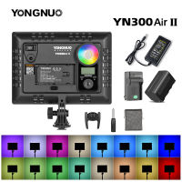 Yongnuo YN300AIR Ii Rgb Ledกล้องวิดีโอกล้องชุดอุปกรณ์เสริมกล้องFotografi + อะแดปเตอร์Ac