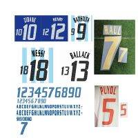 2002-2004 Nameset Henry Zidane Puyol Raul Batistuta Riquelme Klose Printing Customzie Name Set Any Name Number